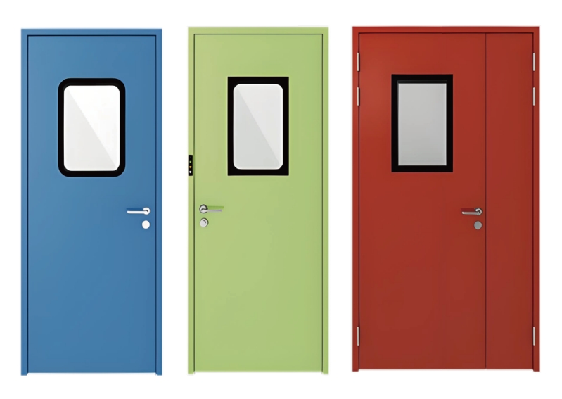 手工板平框钢制门